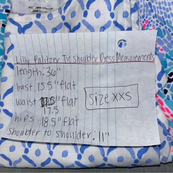 Lilly Pulitzer Blue and White Sleeveless Sundress - Picture 14 of 14